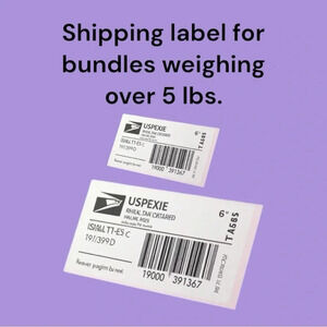 Additional Shipping Label For Extra Bundles